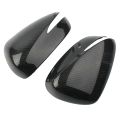 for Mazda CX-3 CX3 2015 2016 2017 2018 2019 2020 2021 ABS Carbon Fiber Side Door Rearview Mirror Cover Trims. 