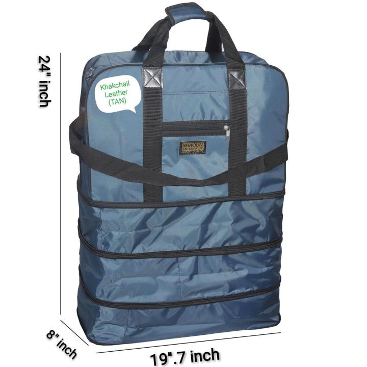 28x 19.7x 8 inch Big family size travel bag at limited price for traveling home and abroad