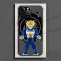 D-Dragon Ball Cool Goku Phone Case For iPhone 15 14 13 12 11 Pro Max mini XS XR X 8 Plus SE Frosted Translucent Cover.