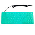 Silicone Mute Soft Keyboard 85-key Computer Keyboard USB Wired Keyboard Portable Mini Laptop Pc Folding Waterproof Keyboard.