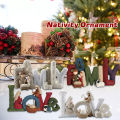 ChristDecoration Elegant Profile Nativity Set Nativity Ornament Delightful Beautiful English Letter Decoration. 