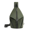 Shengxilu Men's Chest Bag Fashion Small Shoulder Bag Korean Simple Casual One Shoulder Crossbody Bag Outdoor Running Close-fitting Chest Bag. 