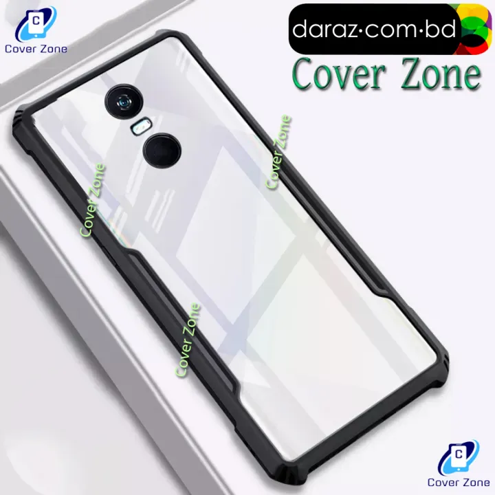 For Xiaomi Redmi 5 PLUS / Redmi Note 5 Shockproof TPU Bumper Clear Acrylic Mobile Phone Case For Redmi 5+ Back Cover - Phone (Back Case Cover For Smartphone)