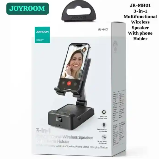JOYROOM JR-MH01 3 in 1 Multifunctional Wireless Bluetooth Speaker with  Phone Holder