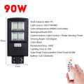 60W/90W/120W LED Solar St Light Wall Lamp Waterproof PIR Motion Sensor + Light Control + Timer ,Outdoor Garden W/ Remote Control. 