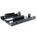 2.5 To 3.5 Hard Disk Bracket Hard Drive Dual Desktop SSD Mounting Bracket Internal Adapter Demoo. 