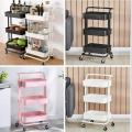Trolley 3 Tier Multi-function Trolley Storage Trolley - 3 Tier Plastic Rack. 