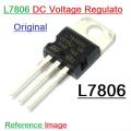 2Pcs- A CLASS LM7806 Voltage Regulator IC L7806CV LM7806 IC 6V 1.5A  3 Pin TO-220 Fixed 6V 7806 Voltage Regulator IC LM7806 Transistor IC . 