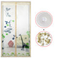 1 Set Upgrade Anti Mosquito Door Net with Magnet Mosquito Insect Fly Curtain Mesh Hands-free Closing Door Magnetic Bug Screen.