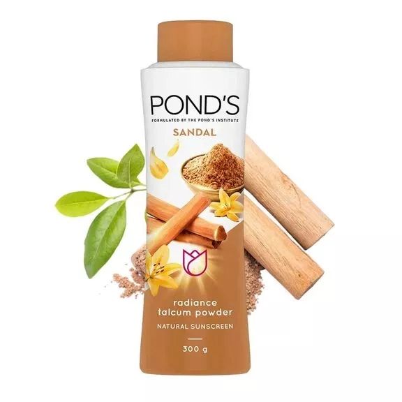 International Pond's Sandal Radiance Talcum Powder 300g