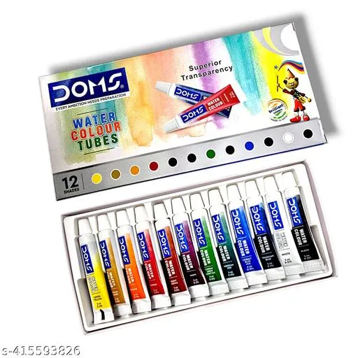 Doms%20Water%20Colour%20Tube%2012%20Color%20&%206%20Color-%205ml%20(New%20Paper%20Packaging)%20-%20Image%203