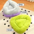 Cat Nest Triangle Cute Soft Shaggy Mat Indoor Dog Cat Bed Pet Supplies Removable Machine Washable Pillow Bed for Small Pets. 