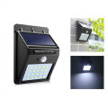 30 LED Motion Sensor Wall Solar Light Waterproof Security Lamp. 