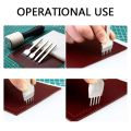 Lacing Stitching Chisel Set 4mm for Leather 1/2/4/6 Prong Perforate. 