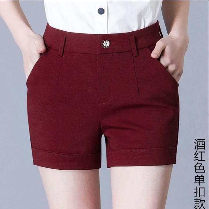 Shorts%20Women's%20Korean-Style%20High%20Waist%20Slimming2023New%20Summer%20plus%20Size%20Outer%20Wear%20Women's%20Black%20Shorts%20Loose%20Casual%20Pants%20for%20Women%20-%20Image%205
