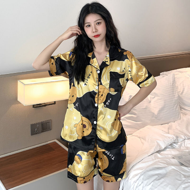 M-5XL%20Couple%20Pyjamas%20Men%20Women%20Baju%20Tidur%20Short%20Sleeve%20Sleepwear%20Nightwear%20Cartoon%20Printing%20Pajamas%20set%20Plus%20Size%20-%20Image%206