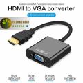 HDMI to VGA Converter Black Color. 