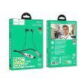 Hoco MMJ11 ENC Bluetooth Neckband Earphone – 100 Hours Playback, Hi-Fi Sound, Fast Charging, Noise Reduction Wireless Earphone for Calls & Music. 