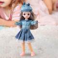 Ball Jointed Doll 12 Inch Doll 1/6 BJD Dolls with Clothing Accessories, Princess for Girls, Doll Collector Smart Doll Birthday Gifts. 