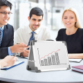 2X Dry Erase Whiteboard 16 Inch X 12 Inch Magnetic Double Sided Desktop Whiteboard Portable Easel with Stand & Holder. 