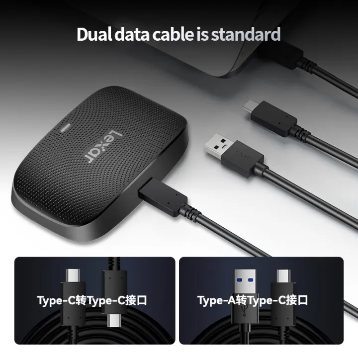 Lexar%20CFE%20Card%20CFexpress%20Type%20B%20/%20SD%202-in-1%20Card%20Reader%20Standard%20with%20USB-C/A%202%20Data%20Memory%20Card%20RW520U%20Professional%20Card%20Reader%20-%20Image%204