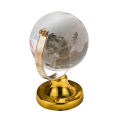 World Map Earth Round Globe Crystal Paperweight Decoration for Wall. 