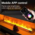 New 3D Flame Water Gas Flame Humidifier with 5-year warranty Silent water mist Automatic drainage 3D steam fireplace. 