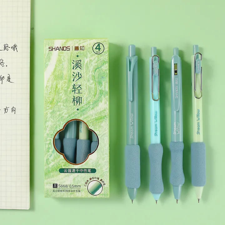 China%20Fengyun%20Grip%20Gel%20Pen%20ST%20Head%20Quick-Drying%20Pressing%20Pen%20Good-looking%20Sponge%20Sheath%20Black%20Brush%20Pen%20-%20Image%206