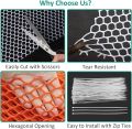 Pvc Orange Barricade Netting (2 Fit High 10 Fit Long) Same As Pic.