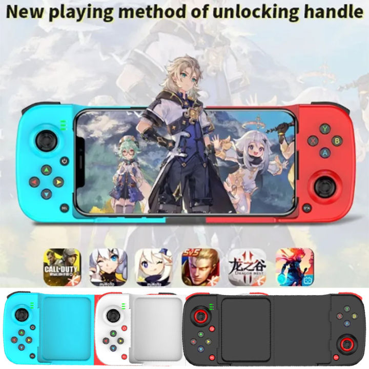 【Fast and Free Delivery】 Gamepad Telescopic For IOS Android PUBG Switch PS4 Stretch 5.0 Phone Direct MFI Game Controller Joystick