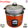 Prestidge Automatic Rice Cooker and Keep Warming Double Pot (SS Pot+non-stck pot) 1.8 Ltr..