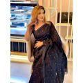 Latest Collection With Gorgeous Design Fashionable Multicolor Half Silk Jamdani Saree For Women Without Blouse Piece By Jahangir Textile - Sari. 