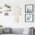 Macrame Tassel Lamp Shade Handmade Woven Lampshade for Home Living Room Cafe.