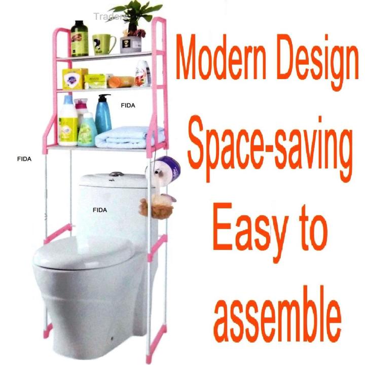Modern Over The Toilet Storage Space saver Shelf Organizer Bathroom Storage Shelf