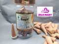 Nishan Gugal Premium Dhoop Incense Cone Agarbatti jar 100gm.