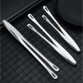 1pcs Stainless Steel Food Tongs Japanese Style Barbecue Clamp Kitchen Serving Tong Kitchen Accessories.