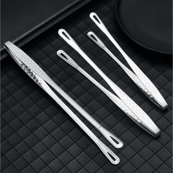 1pcs Stainless Steel Food Tongs Japanese Style Barbecue Clamp Kitchen Serving Tong Kitchen Accessories