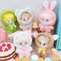 10cm Cotton Doll Clothes Lovely Plush Suits Dresses Clothing Doll Accessories Cultivate Hands-on Ability Children's Gift Toys Luhuai CVC. 