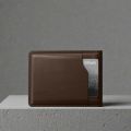 Zays Premium Eco-Friendly Leather Bifold Wallet for Men, Handmade Slim Compact Wallet 4.6 x 3.5 x 0.5 Inch, 4 Card Slots, 2 Hidden Card Compartments, Quick Card Slot, Cash Chamber, Fits 1000 Taka Note, Luxury Gift Box.