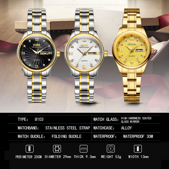 OPK%20Watch%20For%20Woman%20Waterproof%20Original%20Relo%20Women%20Resistant%20Women%20Quartz%20Stainless%20Steel%20Luminous%20Casual%20Wristwatches%20Calendar%20Realme%20-%20Image%204