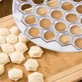 37 Holes Ravioli dumplings Tool maker mold Aluminum Samosa Cooker russian pelmeni maker Dumplings Making Mold.