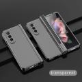 Phone Case For Samsung Galaxy Z Fold 6 5 4 3 5G With Pen Slot Holder For S Pen Hinge Plastic Cover With Front Screen Glass. 