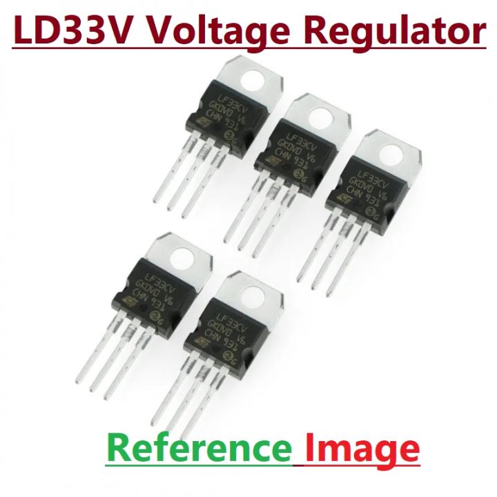 LD33CV%20Voltage%20Regulator%20IC%20LD33%20Transistor%20800mA%203.3V%20Voltage%20Regulator%20TO-220%20Package%203%20Pin%20Leads%20LD33V%20Voltage%20Regulator%20LD33%20IC%20-%20Image%202
