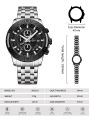 NAVIFORCE NF9227 Hollow Mechanical Style Men’s Watch Fashion Waterproof Sports Luminous Wrist Watch. 