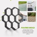 Stepping Concrete Paver Mold Mold Garden Paving Stone Molds 30*30cm. 