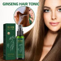 1PCS OUHOE Ginseng Serum Oil With Biotin Essential Liquid Strengthen Hair Root Nourishes Hair Repairing. 