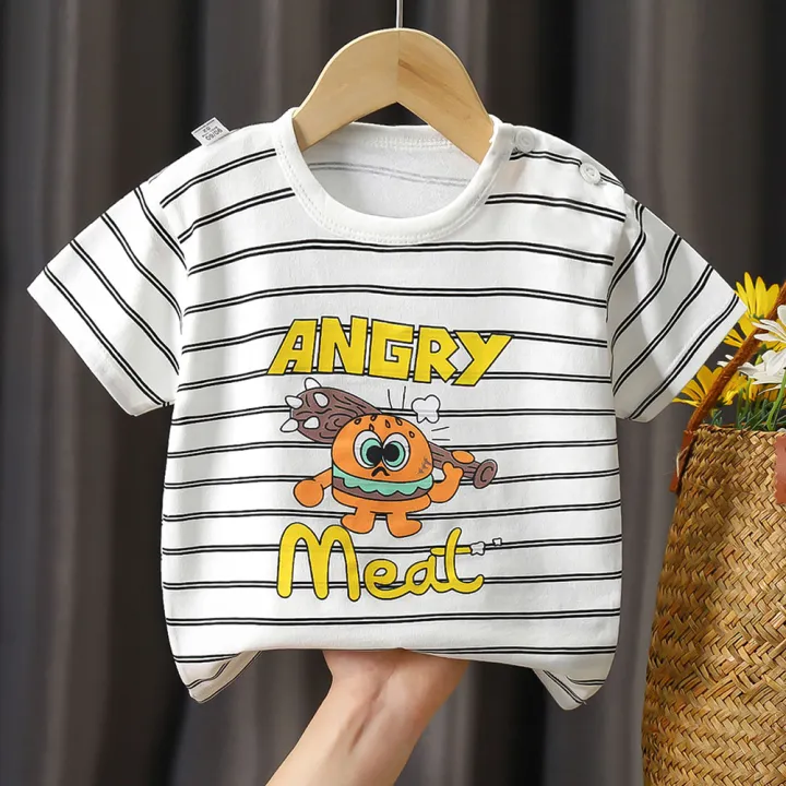 Elegantstunning%20Children%20Short%20Sleeve%20Tops%20Cartoon%20Printing%20Round%20Neck%20T-shirt%20Summer%20Breathable%20Cotton%20Shirt%20For%20Boys%20Girls%20-%20Image%206