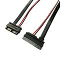 Frist link 6 inches Slimline 13 pin SATA Male to 22 Pin SATA Female Cable Adapter-SATAIII cable. 