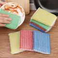 4pcs Dish Sponge Scrub Pads Non Scratch Scrubbers Colourful Block Cleaning Sponges Reusable Scouring Pads Kitchen Dish Scrub Sponge. 
