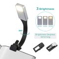 2X Rechargeable E-Book LED Light for Kindle Paper USB Reading Lamp Book Light Lamp Clip for Travel Bedroom Reader. 